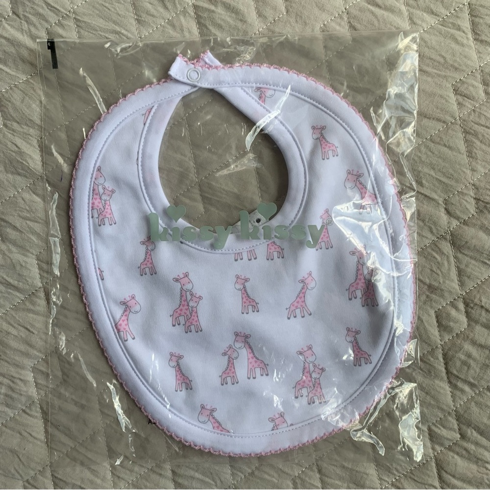 NWT Kissy Kissy Pima Cotton Bib